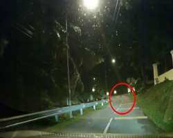 Not only on the house, but the residents have also witnessed numerous ghost sightings on the roads. The footage of a motorcycle rider who encountered 